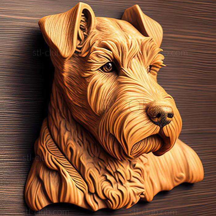 3D model st Lakeland Terrier dog (STL)